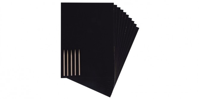 Zestaw wydrapywanek Apli Kids - Magic Scratch A4